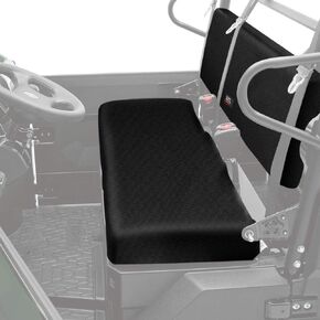 KEMIMOTO Front Bench Seat Cover Compatible with Kawasaki Mule PRO-FXT DXT FX DX 2015-2023 Replace OEM Part KAF080-039 Black Rear Seat Cover