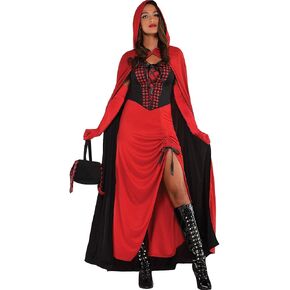 Amscan Women Riding Hood Enchantress Costume - 1 Set - Perfect for Halloween & Cosplay Events