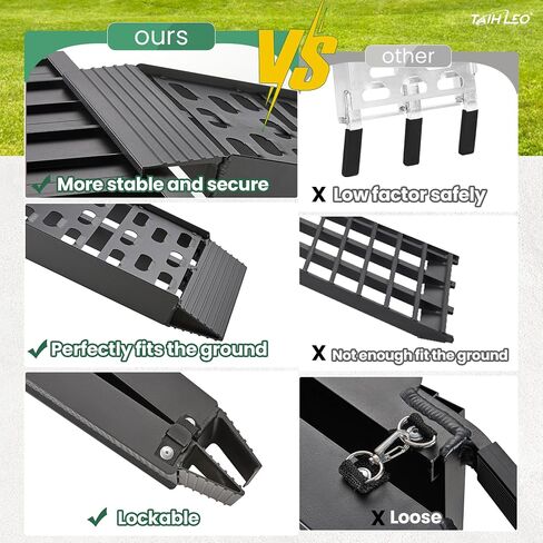 1 Pc of Motorcycle Ramp, 7.5ft Ramps for Trucks, 750LBS Capacity Shed Ramp for Loading Motorcycles, Dirt Bikes, Scooters in Kuwait
