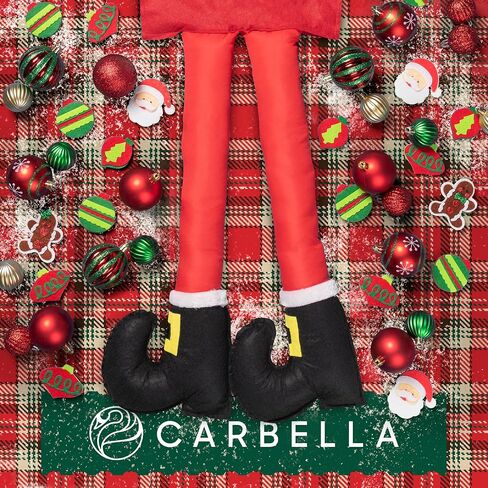 Car Christmas Reindeer Antlers and Nose - Xmas Decorations for Car - Window Holiday Kit for Car Truck Van SUV in Saudi Arabia