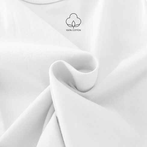 5 Pack Cotton Long Sleeve Tee Shirts for Boys Kids Toddlers' Basic Crewneck Tops T-Shirts in Saudi Arabia