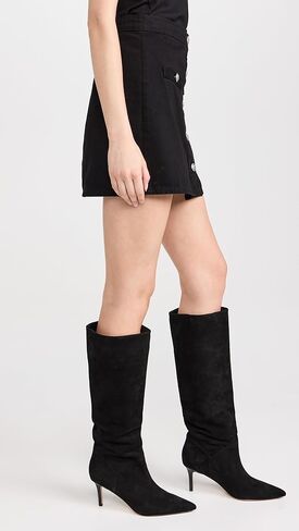 L'AGENCE Women's Kris Button Front Mini Skirt in Saudi Arabia