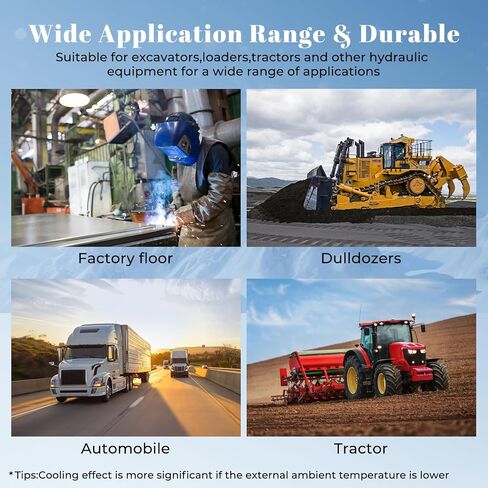 AH0608T-CA مبرد هواء الزيت الهيدروليكي 12 فولت 38 وات 60 لتر/دقيقة، أداة ملحقات التبريد in Kuwait