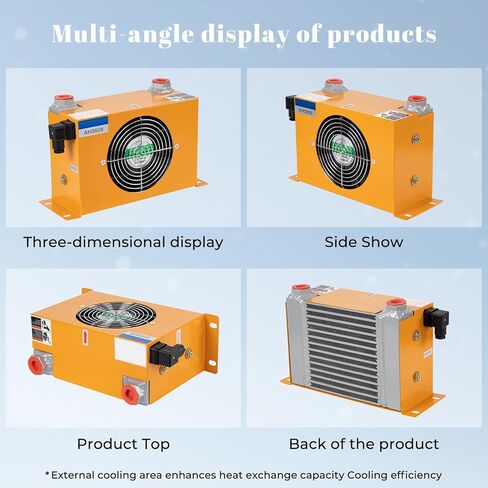 AH0608T-CA مبرد هواء الزيت الهيدروليكي 12 فولت 38 وات 60 لتر/دقيقة، أداة ملحقات التبريد in Kuwait