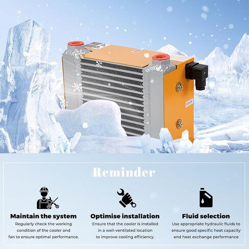 AH0608T-CA مبرد هواء الزيت الهيدروليكي 12 فولت 38 وات 60 لتر/دقيقة، أداة ملحقات التبريد in Kuwait