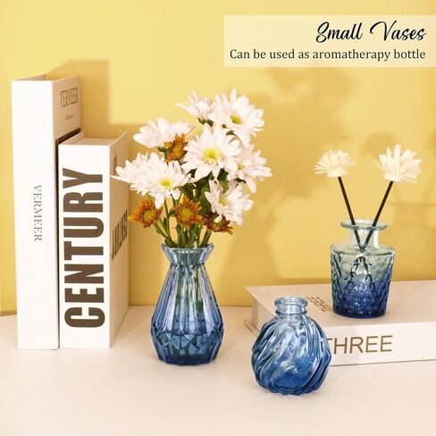 36Pcs Bud Vases Set Small Vintage Glass Bottles Clear Bud Vases in Bulk Multiple Shape Cute Glass Vases for Rustic Wedding Centerpieces Table Decorations and Home Decor(Clear) in Kuwait