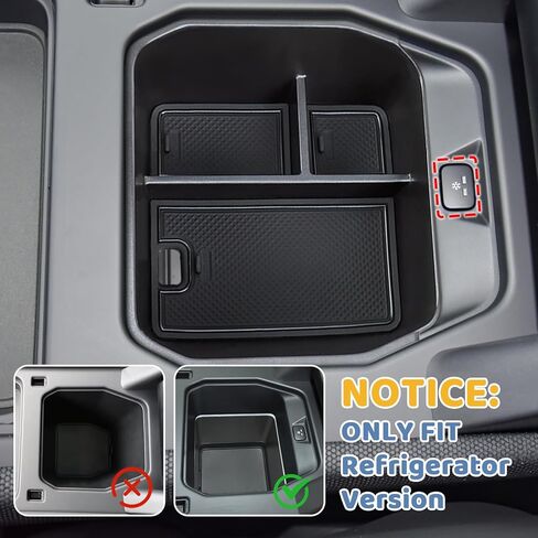 منظم وحدة التحكم المركزية متوافق مع صندوق تخزين مسند الذراع ومسند الذراع وصينية مخفية ومنظم وحدة التحكم الوسطى 2020-2024 - ليس لإصدار الثلاجة in Kuwait