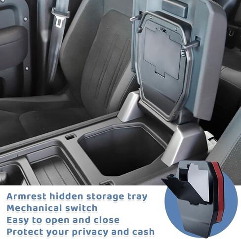 منظم وحدة التحكم المركزية متوافق مع صندوق تخزين مسند الذراع ومسند الذراع وصينية مخفية ومنظم وحدة التحكم الوسطى 2020-2024 - ليس لإصدار الثلاجة in Kuwait