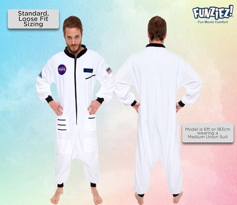 Funziez! Outer Space One Piece Costume Jumpsuit Alien Onesie and Astronaut Costume in Kuwait