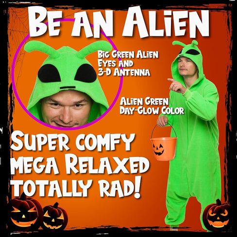 Funziez! Outer Space One Piece Costume Jumpsuit Alien Onesie and Astronaut Costume in Kuwait
