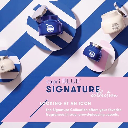 Capri Blue Volcano Scented Candles - Luxury Candles for Home Scented with Tropical Fruit & Sugared Citrus - Soy Candle Wax Blend - Tropical Candle - Jar Candles - Blue Candle (19 oz) in Kuwait