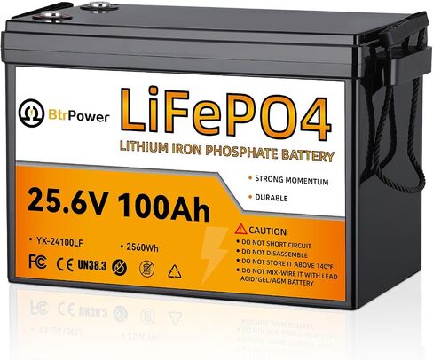 12V 10Ah LiFePO4 Battery,3000+ Deep Cycles Lithium Batteries,Built-in 10A BMS,Perfect for Cyberpower UPS,Fishfinder,Lighting,Power Wheels,Lighting,Lawn Mower in Saudi Arabia