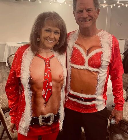 Ahegao Unisex Ugly Christmas Sweater 3D Printed Funny Graphic Pullover Sweatshirts for Party in Kuwait