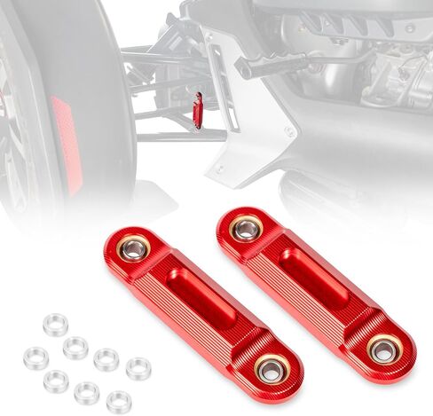 Billet Aluminum Sway Bar End Links for the Can-Am Ryker 600/900 / Rally (2019-2025) & Sport (2022-2025)| Rod End Kit (Red) in Saudi Arabia
