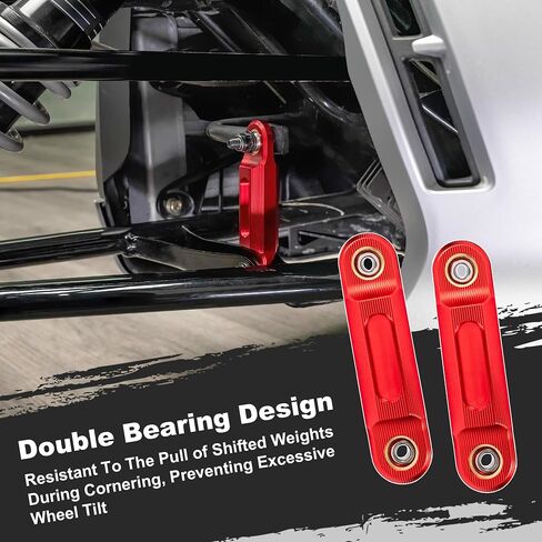Billet Aluminum Sway Bar End Links for the Can-Am Ryker 600/900 / Rally (2019-2025) & Sport (2022-2025)| Rod End Kit (Red) in Saudi Arabia