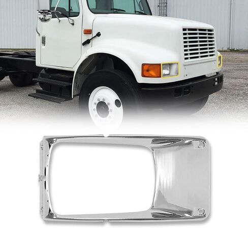 Headlight Ring Fits 1978-2003 International 8100,Truck Pair Left Driver and Right Passenger Side（2 PSC）. in Kuwait