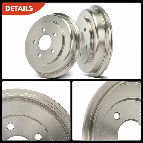A-Premium 10.68 in (271.2 mm) Rear Brake Drums Set Compatible with Select Chevrolet & Pontiac Models - Malibu 2005-2007, HHR 2006-2008, Cobalt 2006-2008, G5 2007-2008, 2Pcs in Saudi Arabia