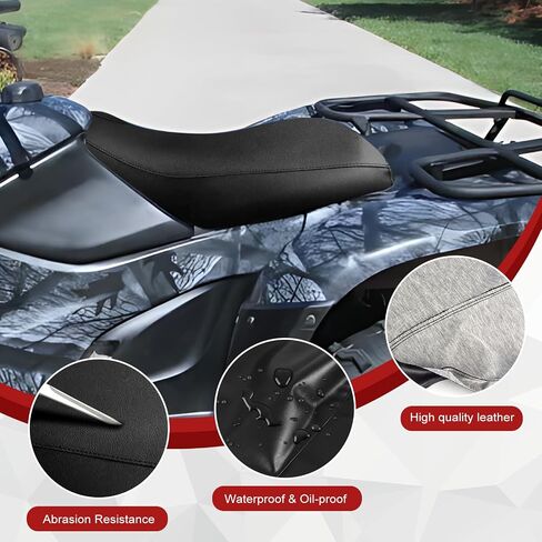 Micro Fiber Leather Seat Cover Replacement for 2000-2006 Honda TRX350 Rancher and 2004-2006 Honda TRX400 Rancher ATV Seat Accessories Black in Saudi Arabia