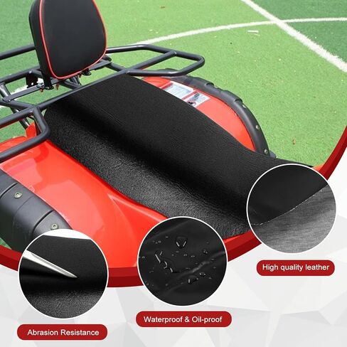 Micro Fiber Leather Seat Cover Replacement for 2000-2006 Honda TRX350 Rancher and 2004-2006 Honda TRX400 Rancher ATV Seat Accessories Black in Kuwait