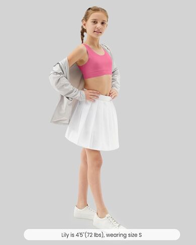Girls First Bra 7-12 Seamless Training Bras for Girls Sports Bras Stretchy Comfortable- No Pads, Chest Double Lined in Kuwait