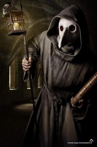 Plague Doctor Mask Bird Beak Mask Latex Long Nose Cosplay Steampunk Scary Mask for Halloween Costume in Saudi Arabia