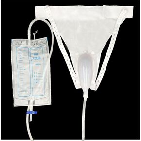 Wellgood Wearable Urine Collection Bags for Men – Portable 2000ml and 1000ml Drainage System, Silicone, Odorless, Reusable, Incontinence Relief （Elderly Men）