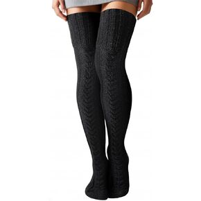Pleneal Womens Thigh High Socks Over Knee High Socks Long Warm Boot Stockings Leg Warmers