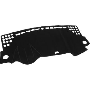 Dash Cover - Car Center Console Non-Slip Dash Board Mat - for Kia Morning 2010-2018 - Polyester Black - 1Pc
