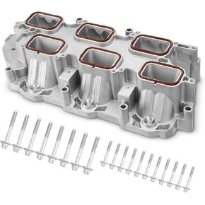 Upgraded Full Aluminum Engine Lower Intake Manifold with Gasket and Bolts Compatible with Jeep Dodge Chrysler Ram Cherokee Wrangler Journey Grand Caravan Durango Charger Challenger ProMaster 1500