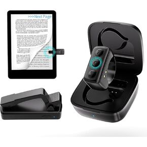 جهاز تحويل الصفحة عن بعد RF لجهاز Kindle Paperwhite Oasis Kobo، حلقة التمرير عن بعد لـ TIKTok، كاميرا بلوتوث لتسجيل الفيديو جهاز النقر عن بعد لأجهزة iPad iPhone iOS Android وقراءة الروايات الإلكترونية in Kuwait