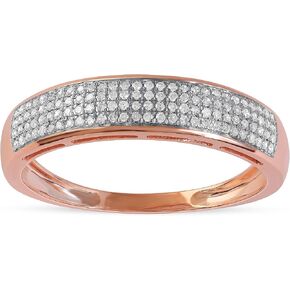 Diamond Men's Wedding Band in 10K Gold 1/3 Ct TDW I2 Clarity, IJ Color