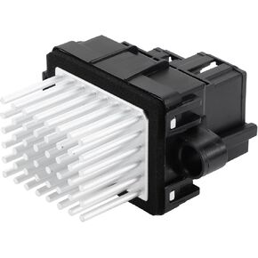 HVAC Blower Motor Resistor No.13598090 Heater Blower Resistor for Buick Enclave 13-20 for Jeep Grand Cherokee 11-13 for Chrysler 300 Metal ABS Black
