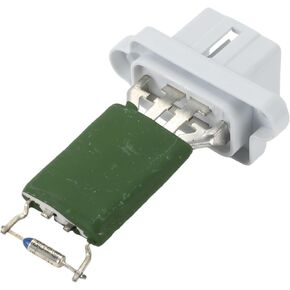 HVAC Blower Motor Resistor No.1325972 Heater Blower Resistor for Ford Fiesta Zetec 2001-2017 Metal ABS White