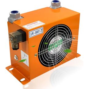 Hydraulic Air Cooler AJ0607T-CA Air-Cooled Oil Radiator DC 12V 48W 20L/min