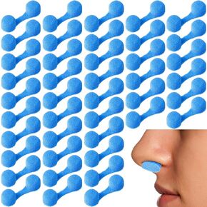 Tondiamo 100 Pieces Nose Plug Filter Disposable Nose Dust Filters Nostril Filters Spray Nose Filter Sponge Nose Plugs for Women Men Sunless Spray Tanning Outdoor Dust Construction Areas (Black)
