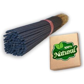 Yajna-Patchouli-Incense-Sticks 100%-Natural-Handmade-Hand-Dipped Organic-Chemicals-Free for-Purification-Relaxation-Positivity-Yoga-Meditation The-Best-Woods-Scent (100 Sticks (150GM))