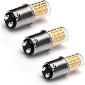 1156 1141 1003 7506 BA15S LED Bulbs Brilliant Red, LED Replacement for 12 Volt RV Tail Brake Lights Camper Trailer Boat Trunk Interior Lights, DC Bayonet Single Contact Base,AC10-24V DC10-30volt,3Pack in Kuwait