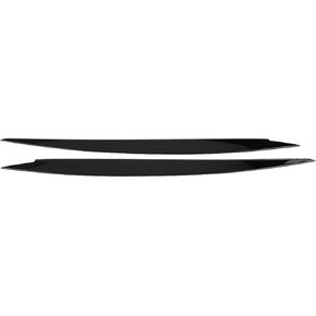 KIMISS One Pair Headlight Eyebrow Eyelids Trim Cover for Golf 7 for GTI 2013-2018 Black + mk7 for GTI eyelids mk6 for GTI headlight eyelids mk6 for GTI eyelid for GTI eyelid mk6 f