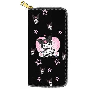 Rondlaho Kawaii Kumi Pu Wallet Purse Bag Accessories Money Holder Money Purse Credit Card Holder Pouch with Zipper for Girls Woman