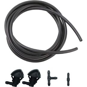 Front windshield washer nozzle With connector and washer fluid hose fits for Honda Pilot 2009-2015 MPN 76810-SZA-A00ZA 76810-SZA-A60ZC 76810-SZA-A60ZF 76810-SZA-A61ZC 76810-SZA-A61ZF