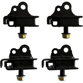 Bottom Top Engine Mount Rubber Damper Kit Fit for Yamaha Rhino YXR660 2004-07 Grizzly YFM660 2002-08