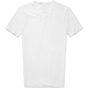 Tommy John Men's Cotton Basics High V-Neck Undershirt - Stay-Tucked Fit