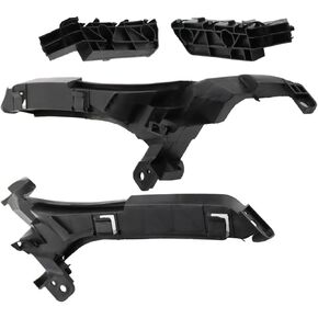Front Bumper & Headlight Support Brackets Set 4Pcs 71198SWA003 71140SXSA00 Compatible With CR-V CRV 2007 2008 2009 2010 2011