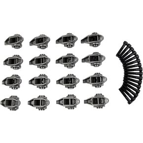 10214664 Motorsports Rocker Arms and Bolts with Trunion Kit Replacement for Chevy LS1 LS2 LS6 LR4 Vortec 5300 LQ4 LQ9 LY5 LY6 LM7 L59 LM4 L33 4.8 5.3 5.7 6.0 Engines 12681275