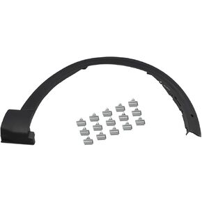 Front Passenger Right Side Fender Flare with Sensor Hole Compatible with Explorer 2020-2021 Front Bumper End Caps Wheel Arch Trim LB5Z16038AA