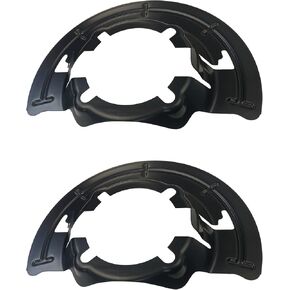 924-483 2PCs of Front Brake Dust Stone Shield Backing Plate For 1999-2004 Ford F-250 F-350 F-450 F-550 Super Duty Replace for F81Z1214AA 924-483 F81Z 1214-AA