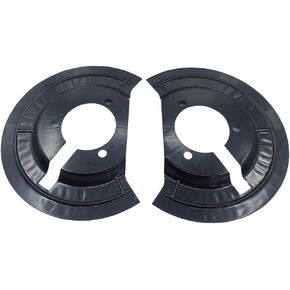 Pair Front Brake Dust Shields Right Left Fit 924-684, 68232018AA for 2002-2010 Dodge Ram 1500 Pickup for 2011-2018 Ram 1500 for 2019 Ram 1500 Classic Vehicle