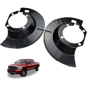 924-228 Front Brake Dust Shield Compatible with Dodge Ram 2500 3500 2003 2004 2005 2006 2007 2008 Brake Dust Cover Brake Dust Guard Brake Dust Plate Brake Dust Shirld 5086663AA 5086664AA