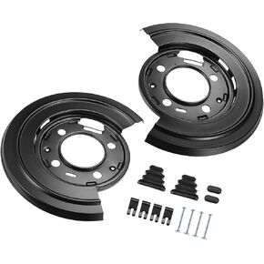 ACROPIX 1 Set Rear Brake Dust Shield Backing Plates for Ford F250 Super Duty 1999-2010 4C3Z-2209-AA Car Parts