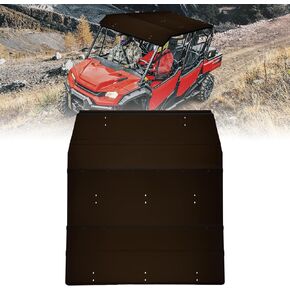 KEMIMOTO Hard Roof Top Compatible with Pioneer 1000-6 (6-Seat), Solar Heat and Glare Reduction, Clear Polycarbonate Material, Impact-Resistant, UV-Resistant UTV Roof Top, Sunshade Accessories